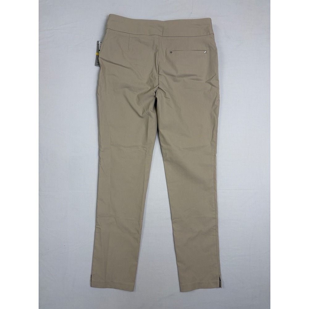 NEW PGA Tour Womens Tummy Control Golf Pants Tan Khaki Pull On Stretch Large - Picture 9 of 9